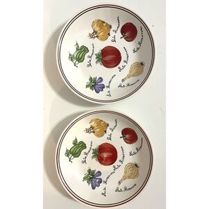 2 Vtg Pasta Bowl 8" Ceramic Made In Portugal Certified International